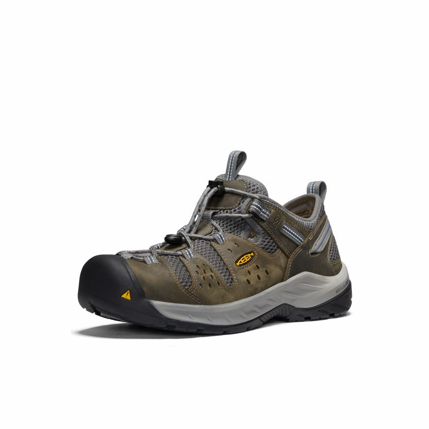 Men's Atlanta Cool II ESD (Steel Toe)  |  Gargoyle/Midnight Navy City Utility Low Heel