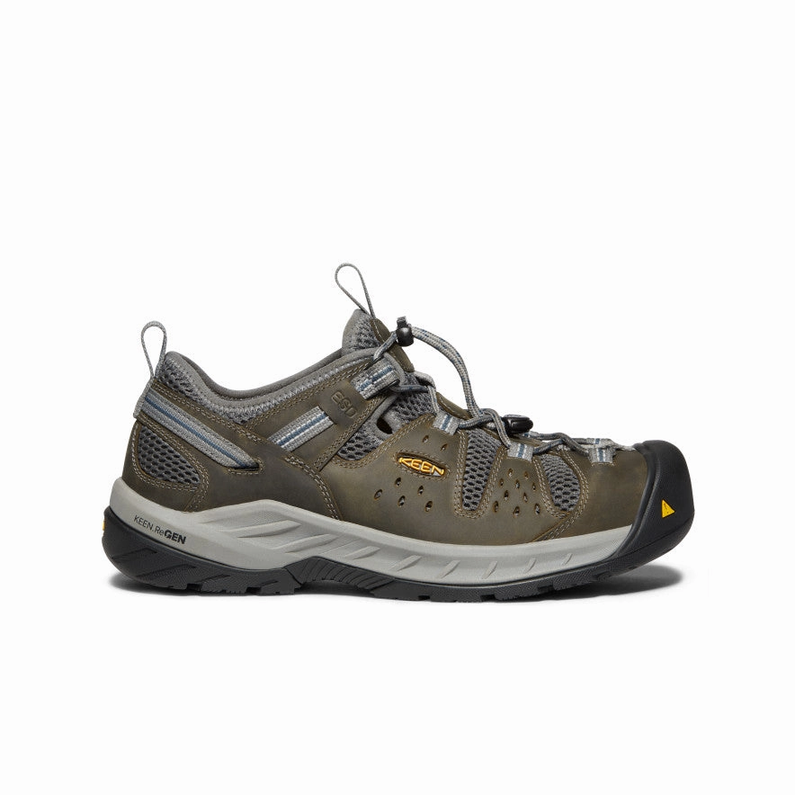 Men's Atlanta Cool II ESD (Steel Toe)  |  Gargoyle/Midnight Navy Wedge Sole Everyday Use