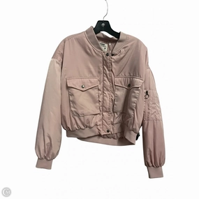 Coat Puffer & Quilted By Ci Sono In Pink, Size: L High Neck Lightweight insulation