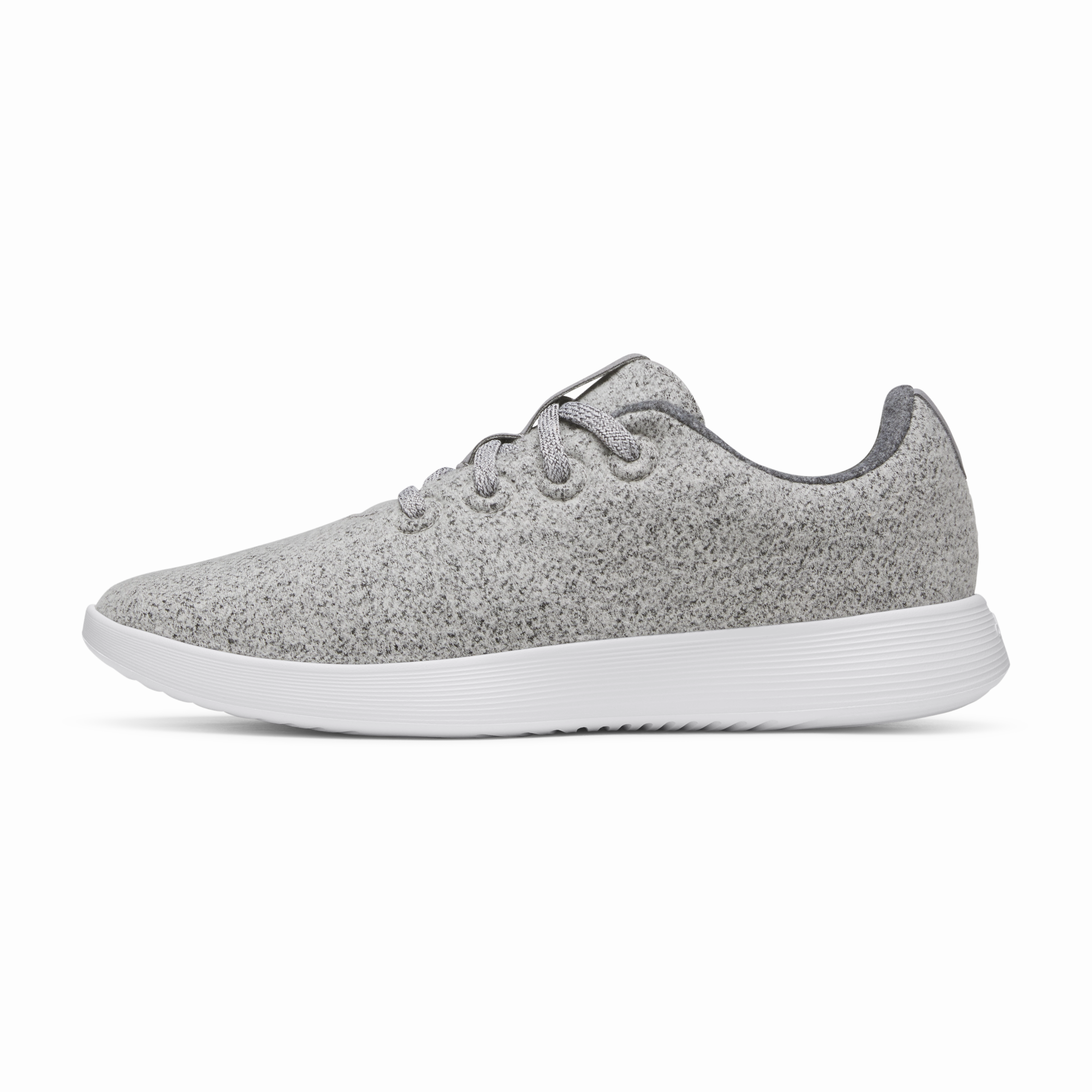 Bold materials Foot Wellness Men's Wool Runner NZ - Medium Grey (Blizzard Sole)