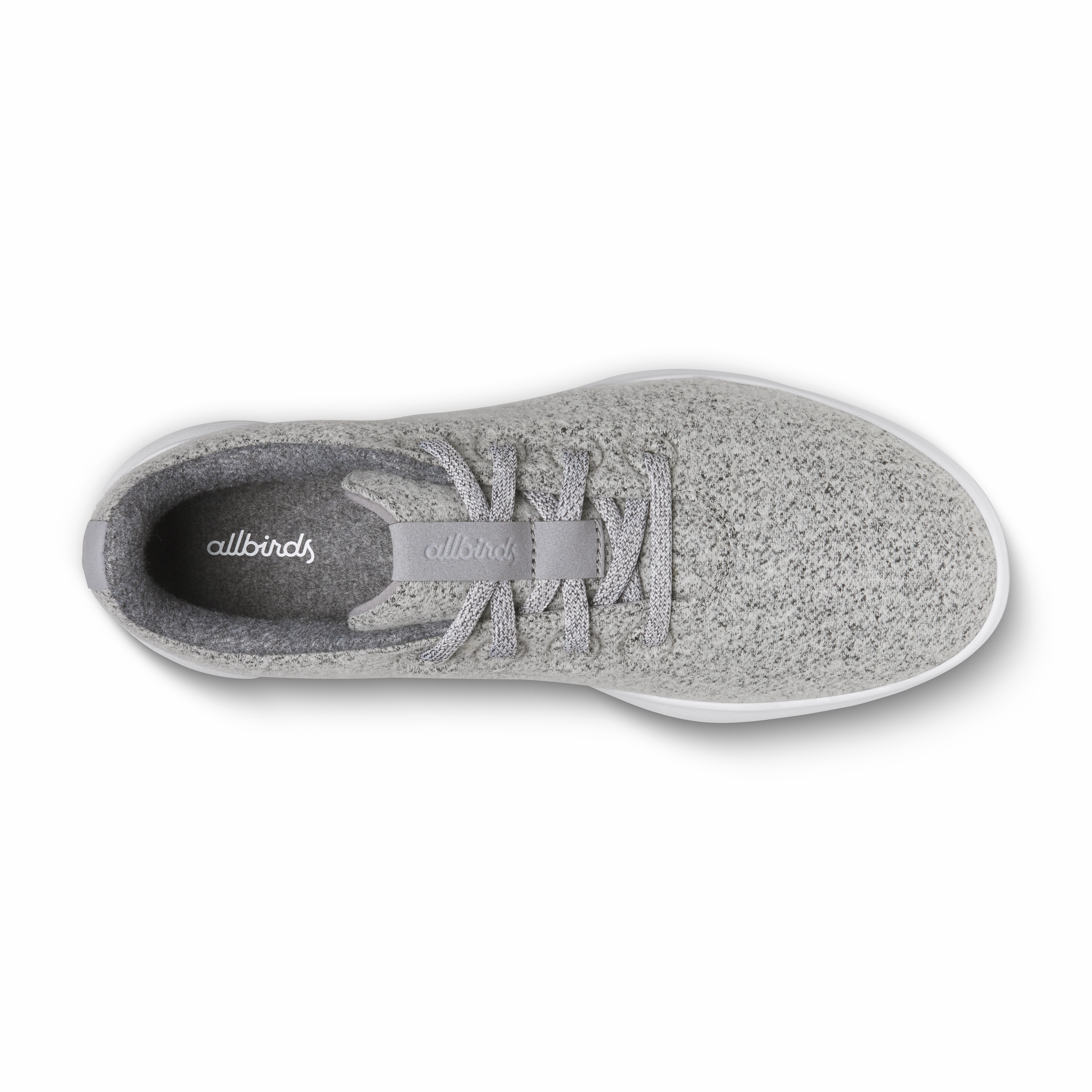 Men's Wool Runner NZ - Medium Grey (Blizzard Sole) Quick lace Compression Spring System