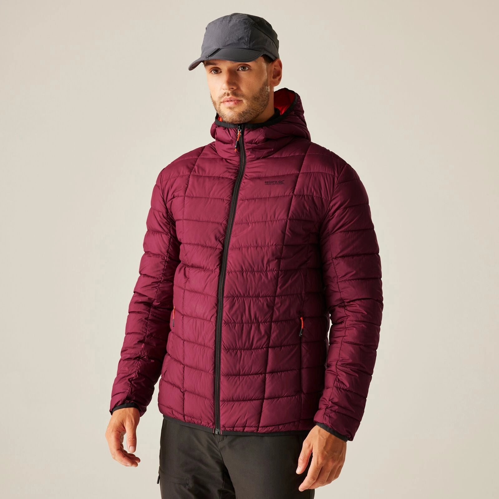 Day To Day Weatherproof Zipper Tech Regatta Mens Asper Water Repellent Hooded Padded Jacket