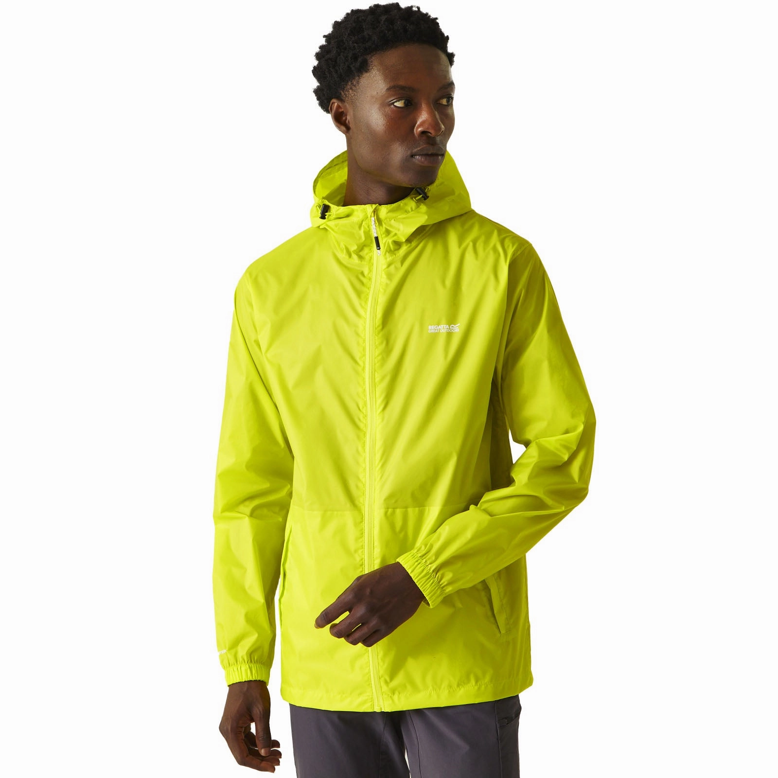 Reinforced Seam Construction Reinforced Stitching Regatta Mens Pack-It III Waterproof Packaway Jacket