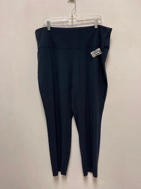 Wrinkle Resistant Summer Wear Extra Soft Luxury Choice Pants Leggings By J. Jill In Navy, Size: 2x