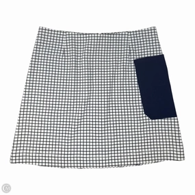 Airy Comfort Airy Feel Athletic Skirt Designer By Tory Sport by Tory Burch In Blue & White, Size: L