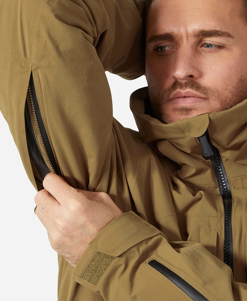 Windbreaker Style Heat Resistant Fabric ATLAS INFINITY STRETCH JACKET, Sepia