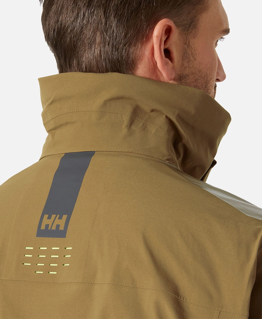 ATLAS INFINITY STRETCH JACKET, Sepia Mid Length Polished Look