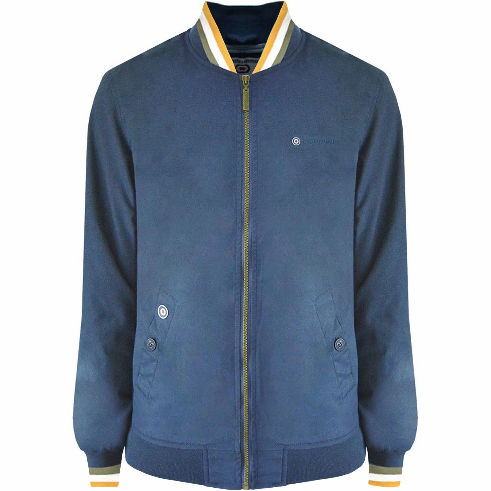 Anti Pill Technology All Season Adaptability Lambretta Mens Triple Tipped Monkey Jacket - Dress Blue