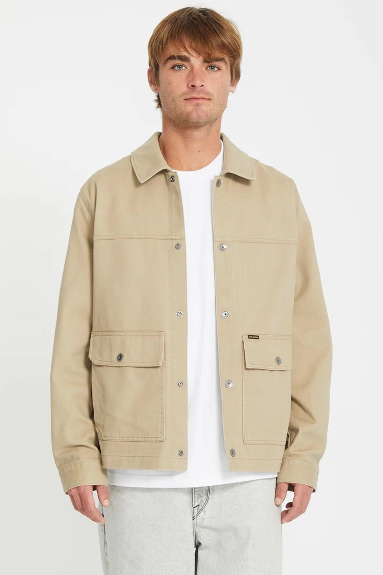 Tear Resistant Panels WaterResistant Coating Barton Jacket Khaki