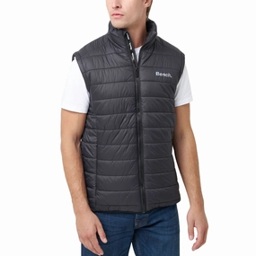 Bench Mens Bullard Lightweight Padded Bodywarmer Gilet Comfort Fit