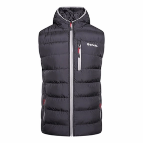 nylon blend anti slip grip Bench Mens Galban Gilet Lightweight Puffer Jacket