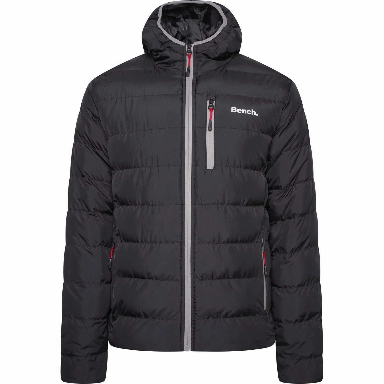 Bench Mens Gaudino Lightweight Puffer Coat All Purpose Outerwear Mesh Venting
