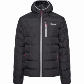 Bench Mens Gaudino Lightweight Puffer Coat All Purpose Outerwear Mesh Venting
