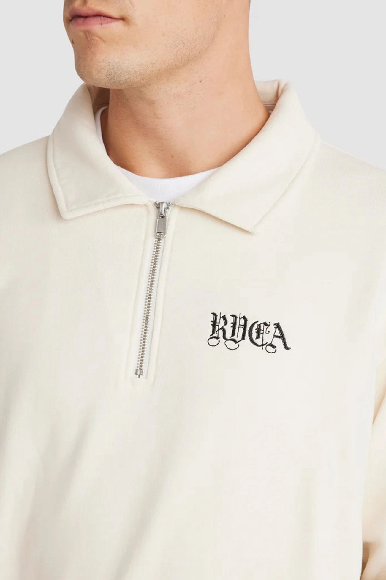 Benj Half Zip Collared Crew Salt Tear Resistant Knit Windproof Cuffs