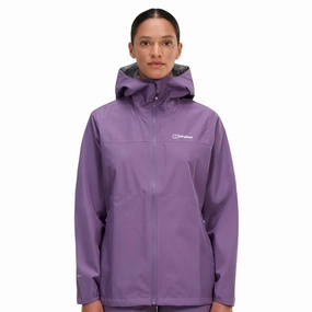 Berghaus Womens Deluge Pro 3.0 Waterproof Walking Jacket Waterproof Fabric Layered Drape
