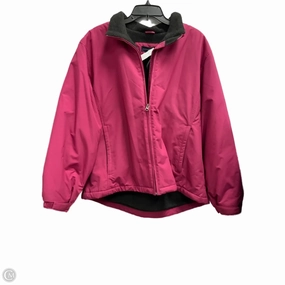 Coat Puffer & Quilted By Lands End In Purple, Size: Xl Nylon Shell Construction