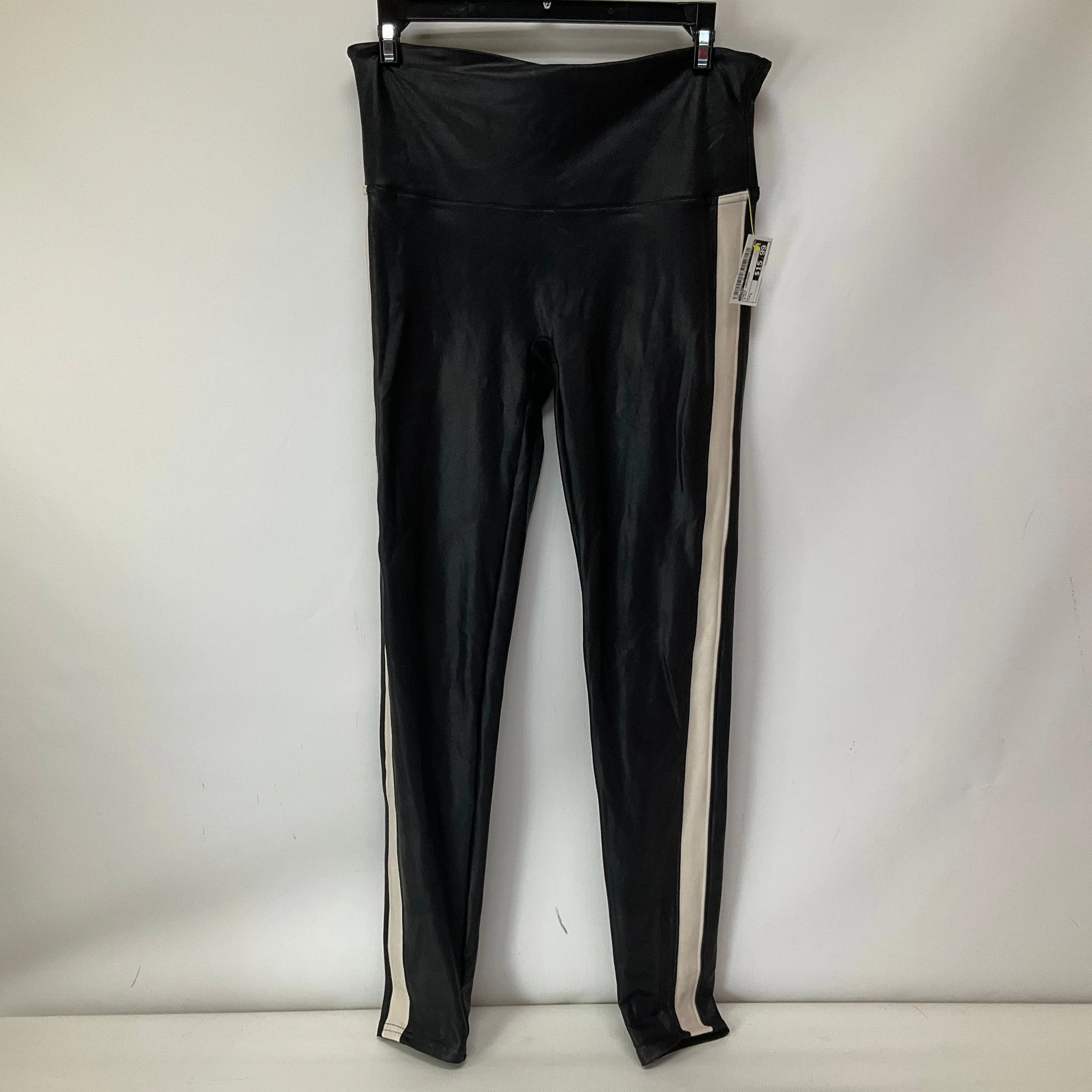 Black Pants Leggings Spanx, Size L Stretchable Waist Balanced feel