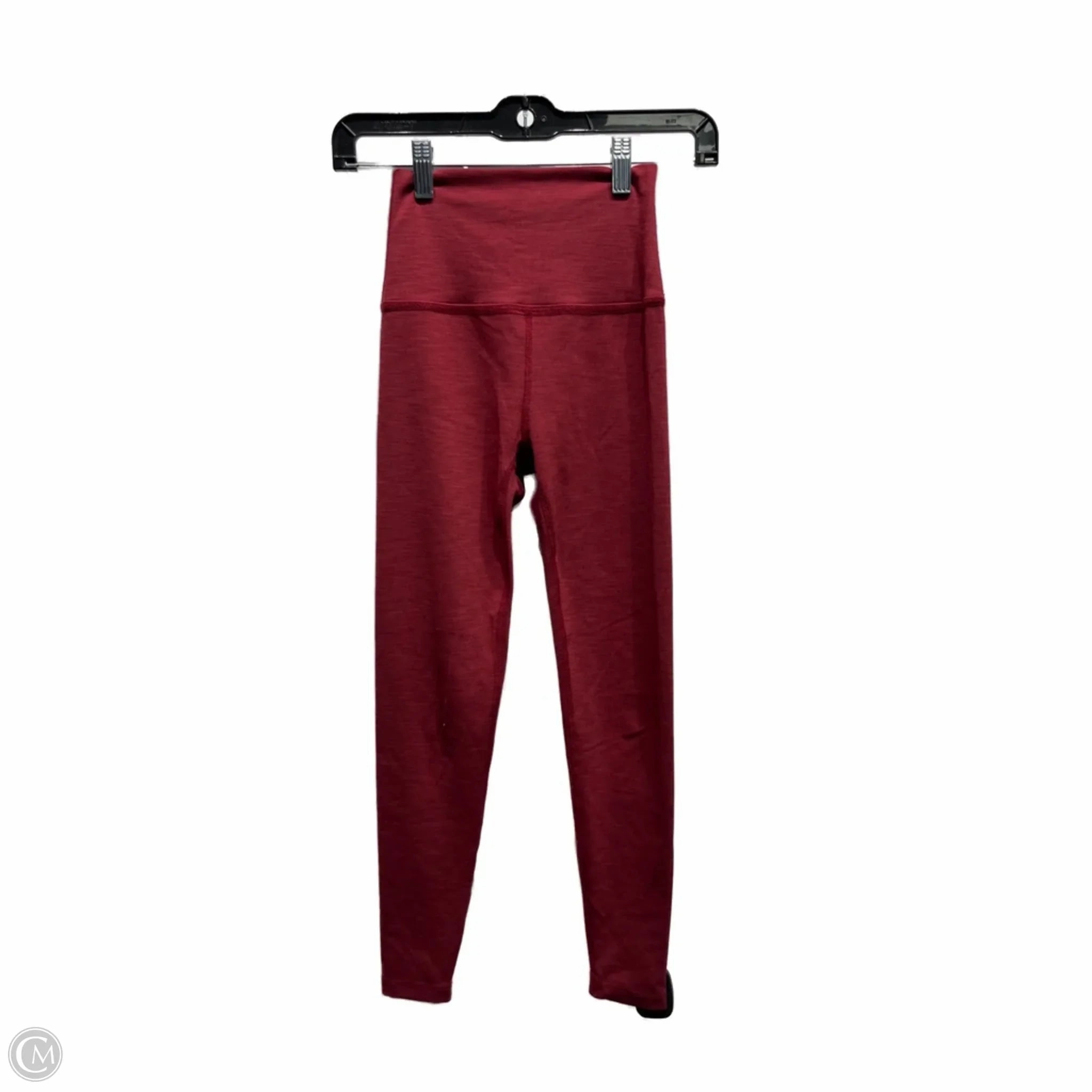 Pants Leggings By Beyond Yoga In Maroon, Size: Xs High Waisted Support Tailored Shape