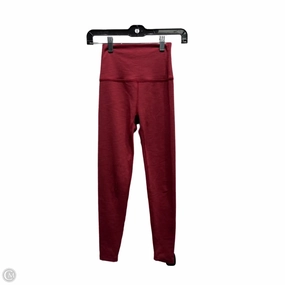 Pants Leggings By Beyond Yoga In Maroon, Size: Xs High Waisted Support Tailored Shape