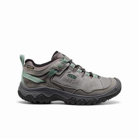 Women's Targhee IV Waterproof Hiking Shoe  |  Alloy/Granite Green Steady Stride