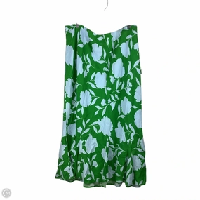 elastic waistband Casual Comfort Skirt Designer By Kate Spade In Blue & Green, Size: 3x