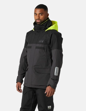 PIER 4.0 JACKET, Ebony Softshell Fabric Airflow Ventilation