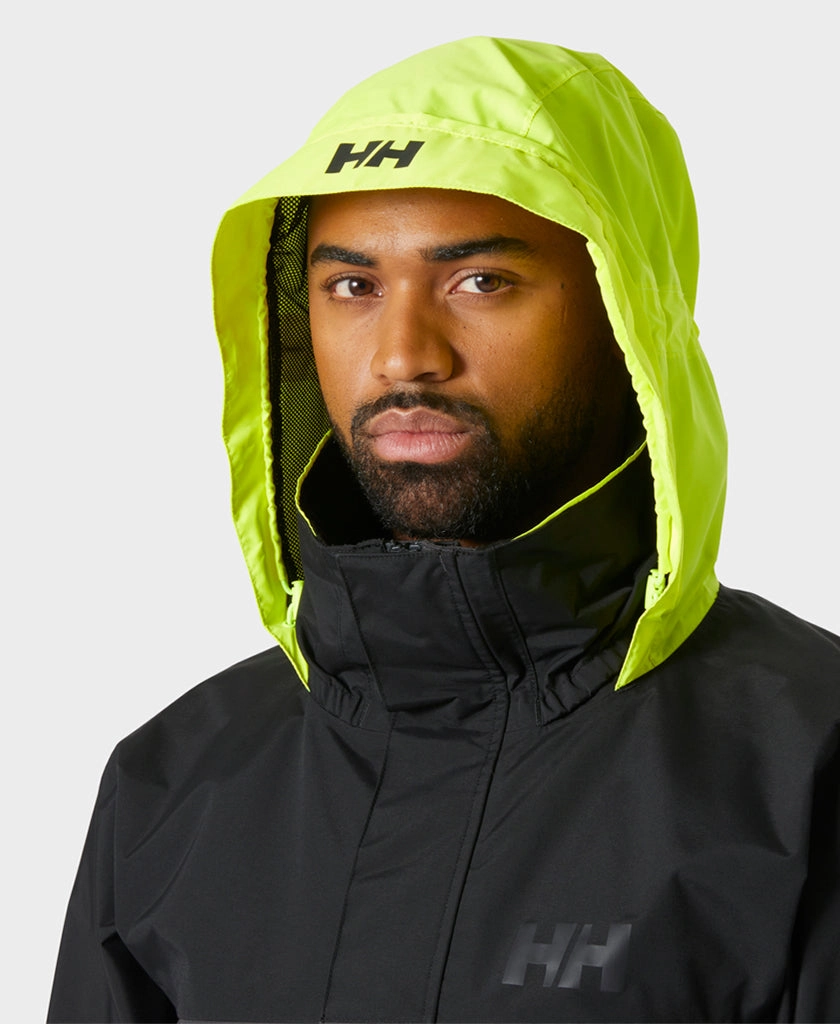 PIER 4.0 JACKET, Ebony Elastic Hem Adjustment