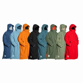 Snap Closure System Red Adults Pro Long Sleeve Waterproof Dry Changing Robe Alter EVO
