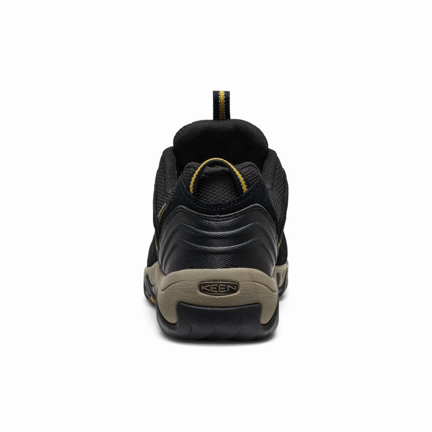 Lake Path Men's Headout Waterproof Hiking Shoe  |  Black/Lemon Curry