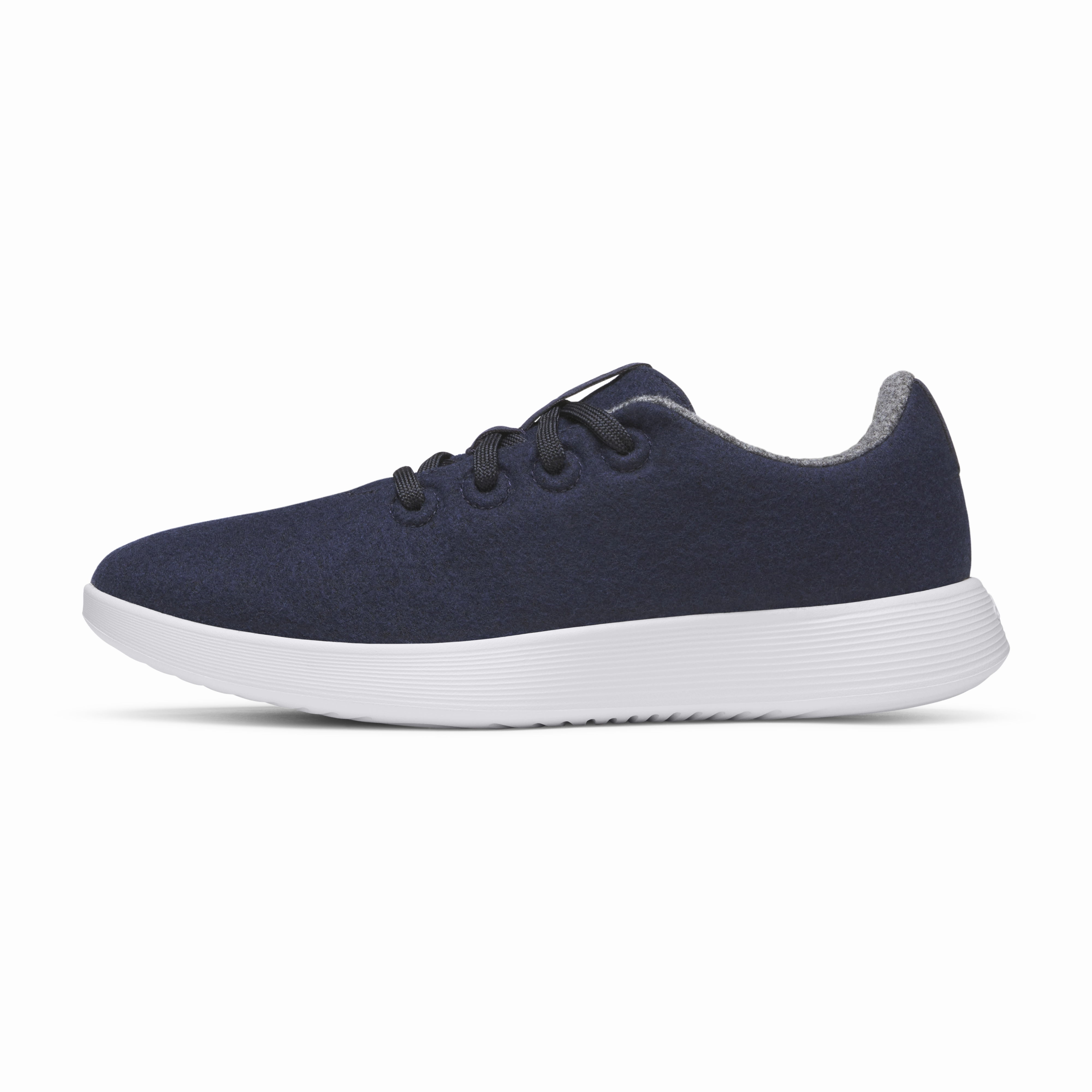 Hydrophobic Upper Optimal flair Men's Wool Runner NZ - Dark Navy (Blizzard Sole)
