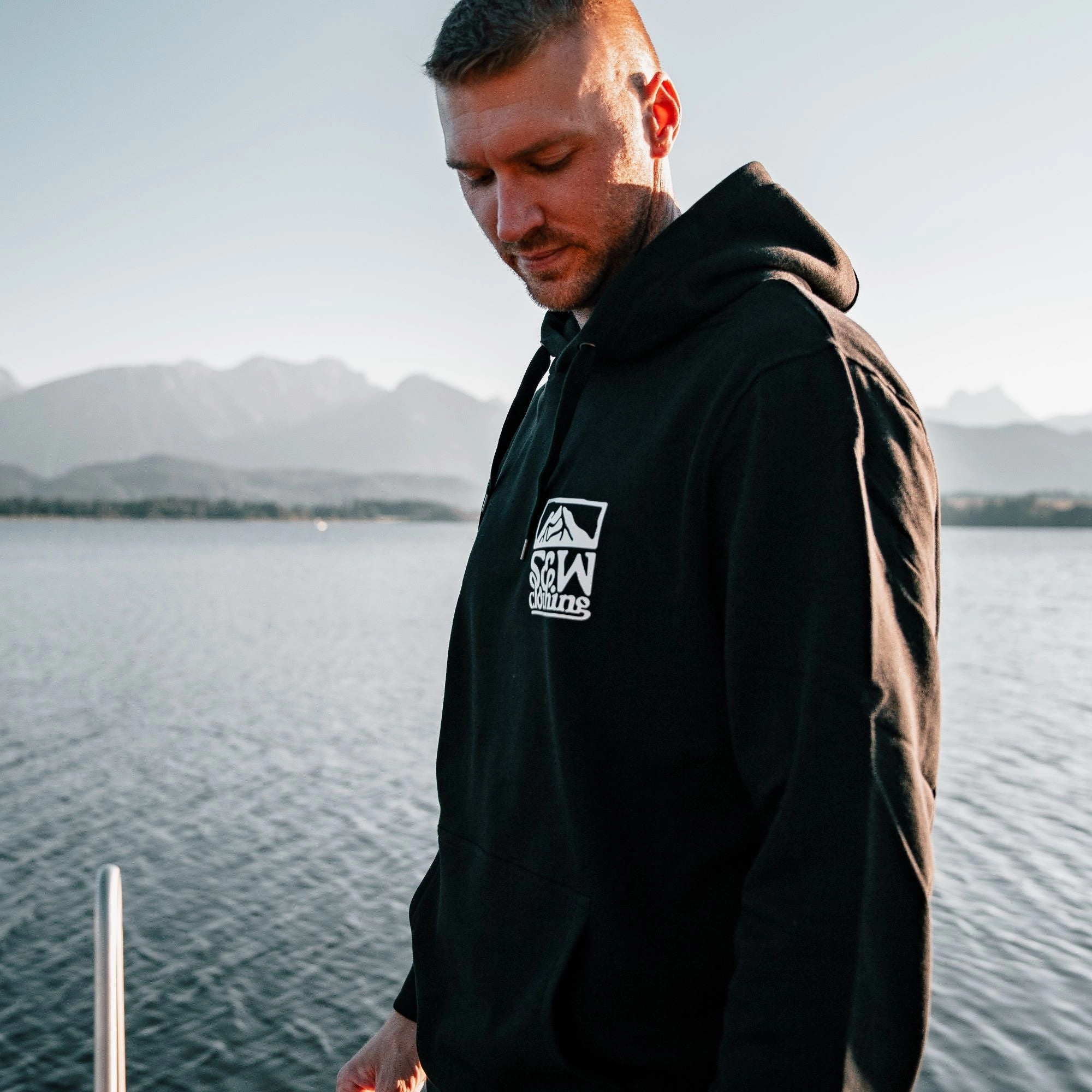Organic "Land Meets Sky" Hoodie country style Urban Chic