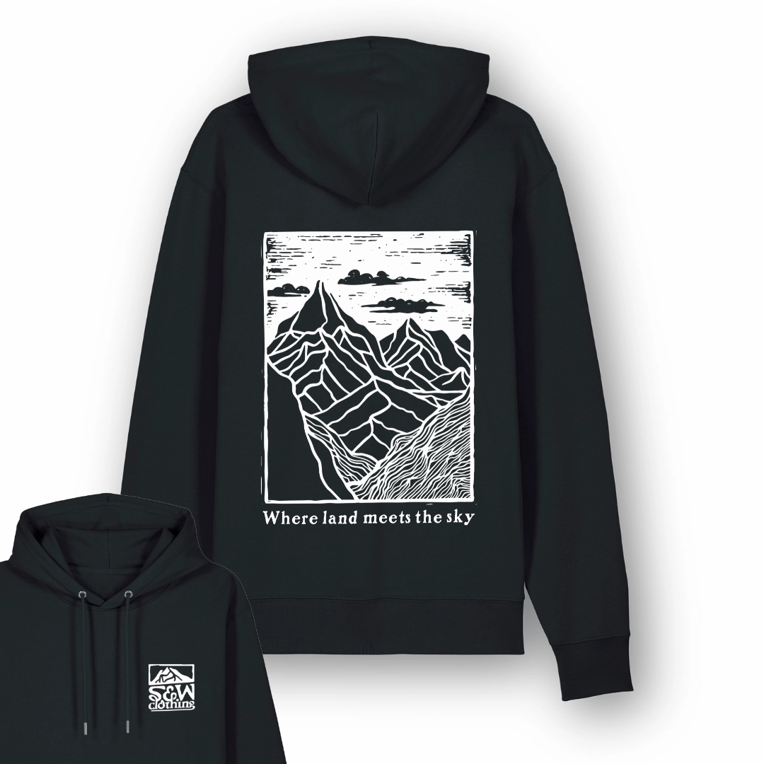 Organic "Land Meets Sky" Hoodie Quick Flex