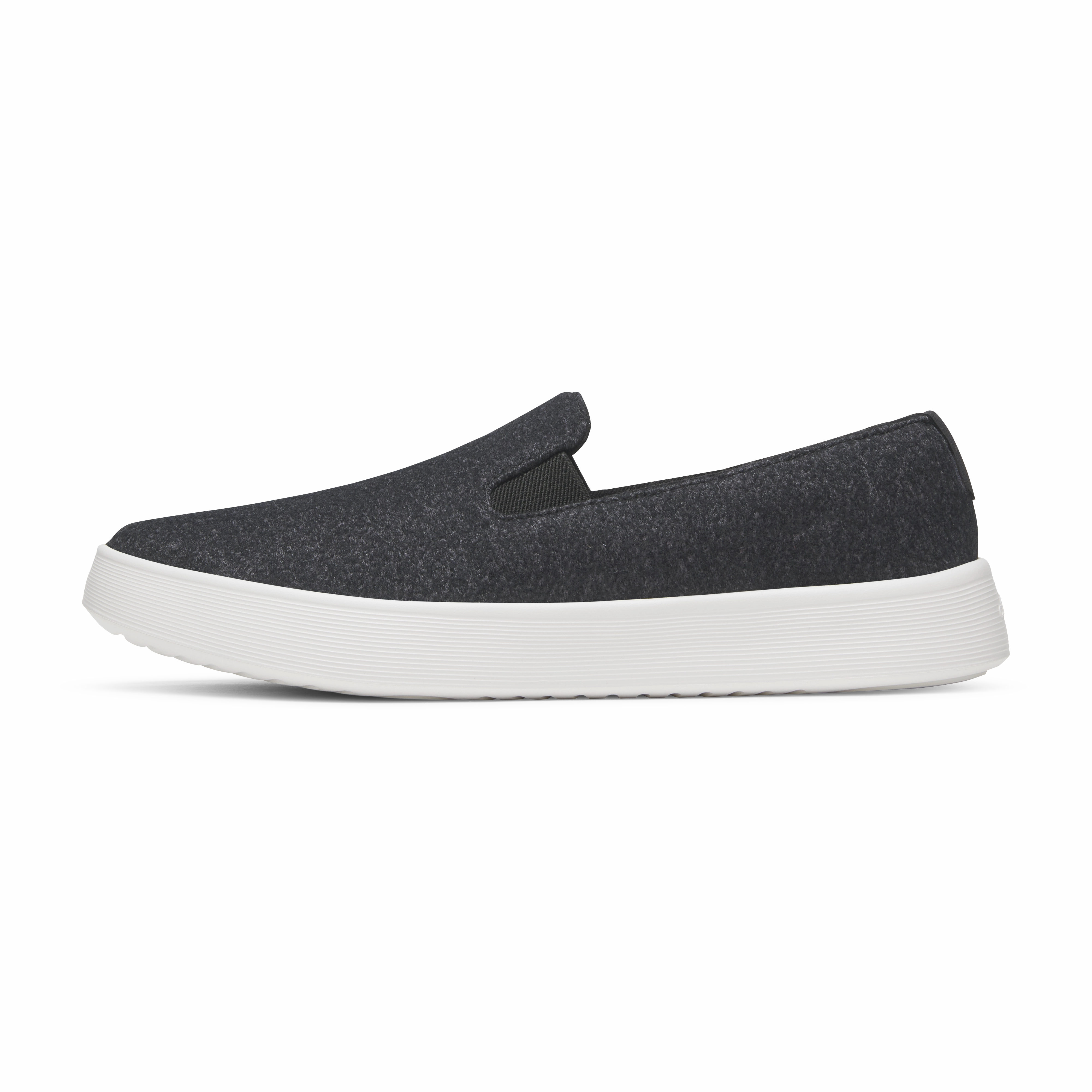 Men's Wool Cruiser Slip On - Natural Black (Blizzard Sole) Secure Grip
