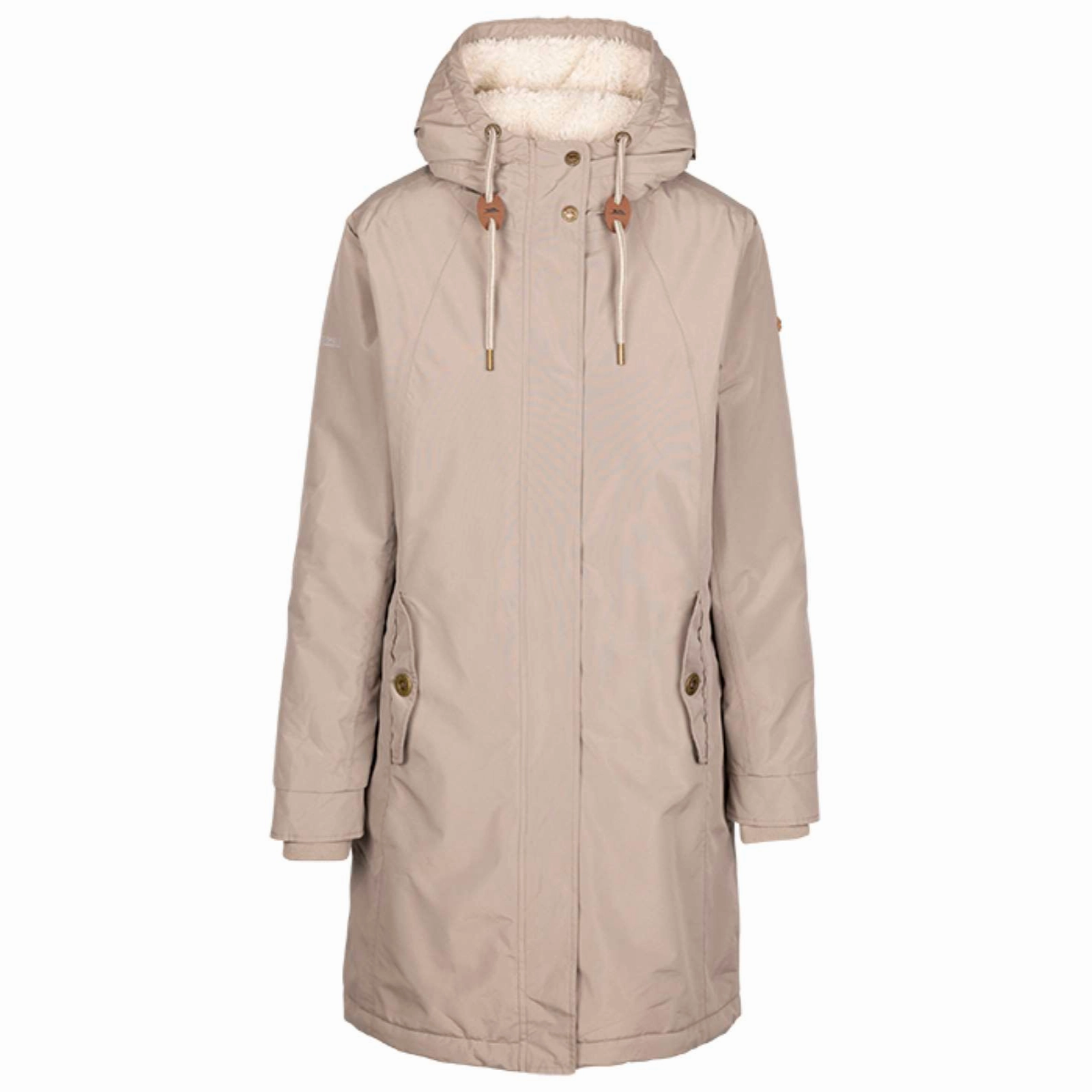 Sporty Layers Smooth Zipper Track Trespass Womens Reminder TP50 Waterpoof Parka Jacket