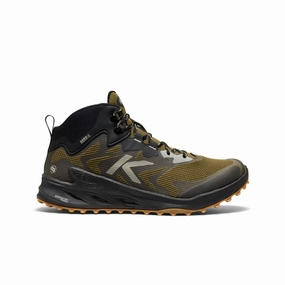 Men's Zionic NXT Waterproof Hiking Boot  |  Dark Olive/Black All Weather City Walking All Weather Snow Trekker