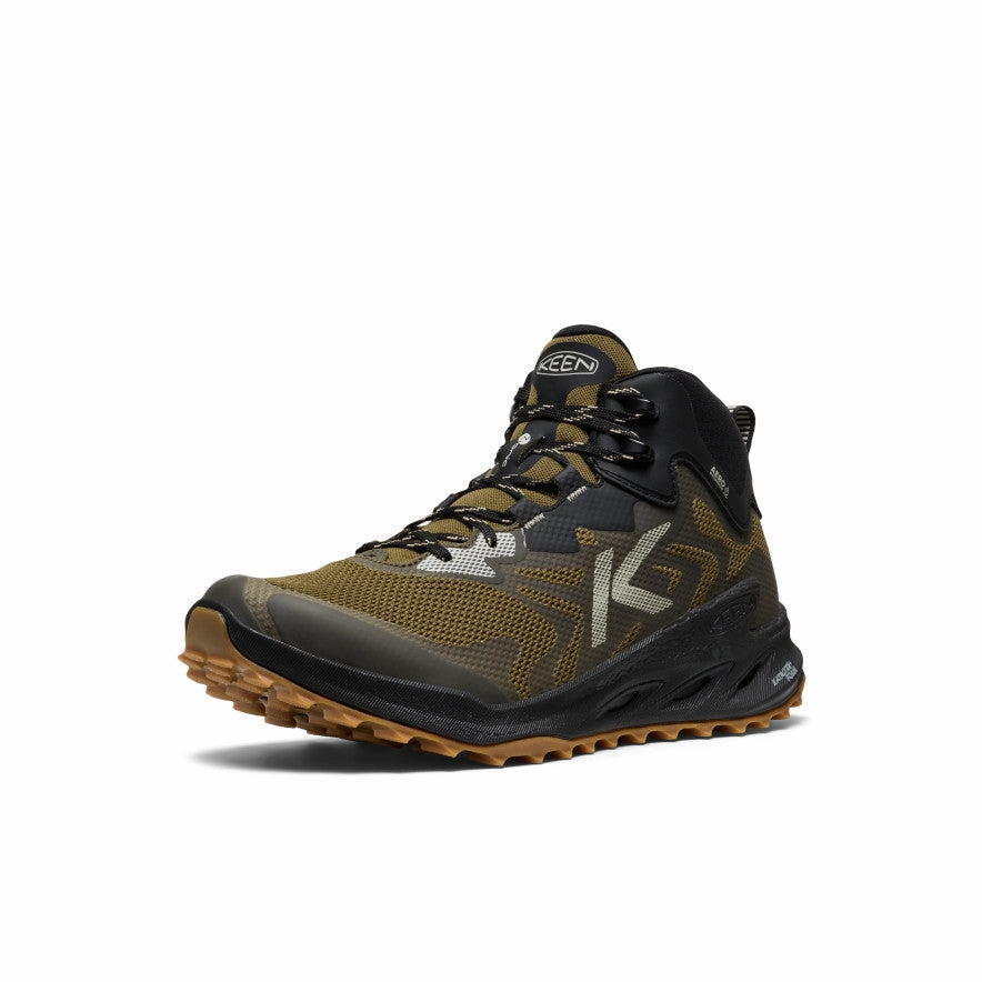 Minimalist Look Premium Performance Men's Zionic NXT Waterproof Hiking Boot  |  Dark Olive/Black