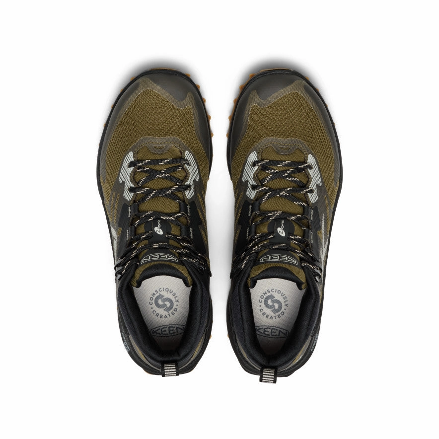Outdoor Explorer Men's Zionic NXT Waterproof Hiking Boot  |  Dark Olive/Black