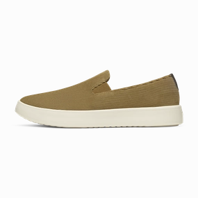 Men's Cruiser Slip On Corduroy - Dark Tan (Stony Cream Sole) Simple Edge