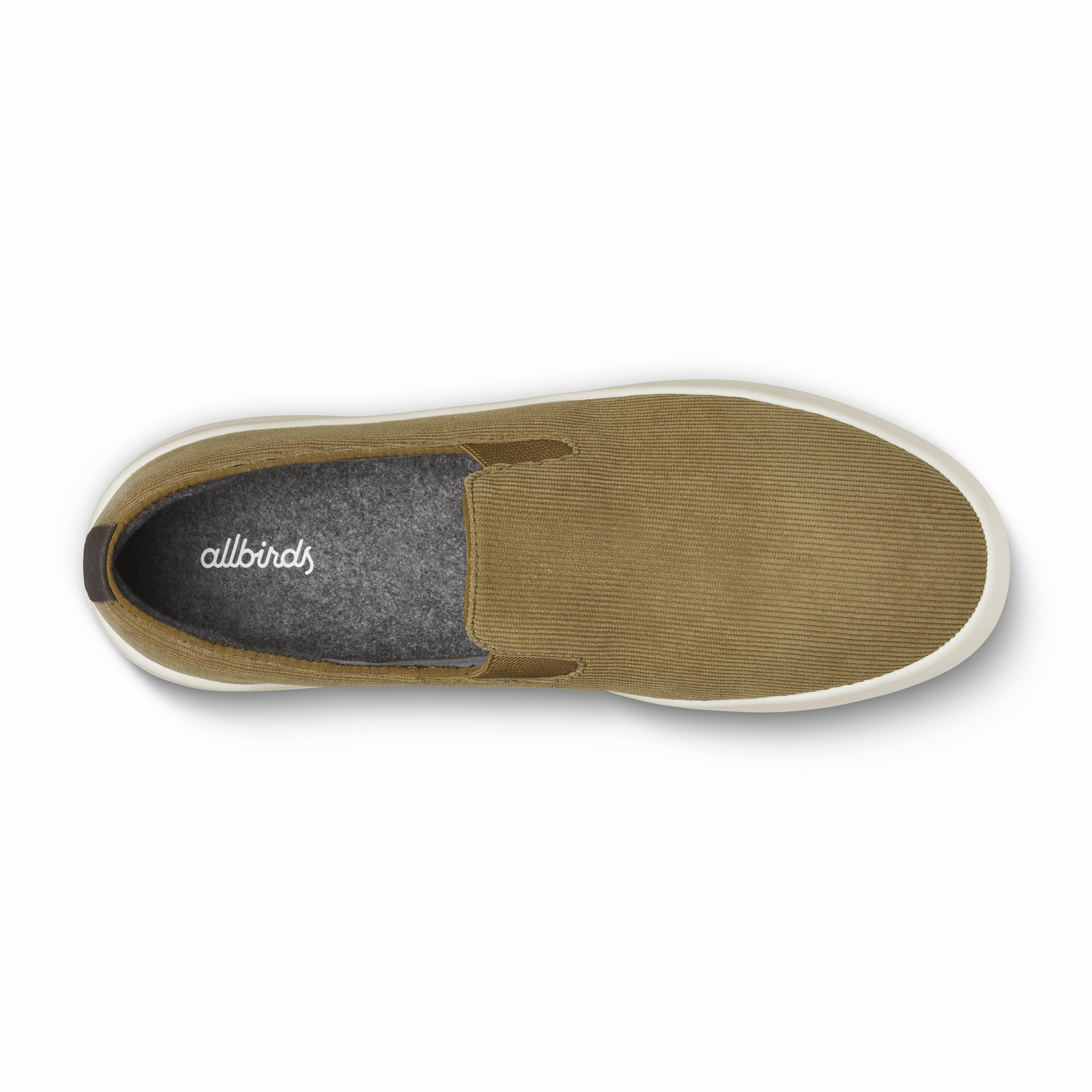 Men's Cruiser Slip On Corduroy - Dark Tan (Stony Cream Sole) Smooth Lining