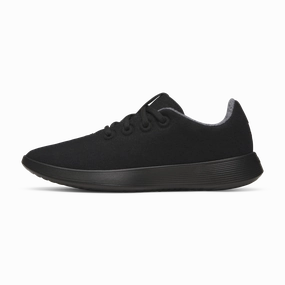 Adjustable Fit System Vertical Flex Channel Men's Wool Runner NZ - Natural Black (Natural Black Sole)