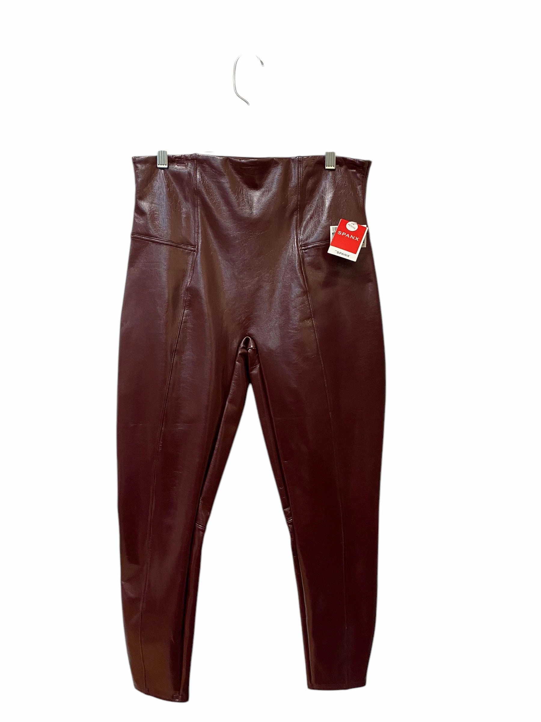 Active Lifestyle Four Way Pants Leggings By Spanx In Red, Size: Xl