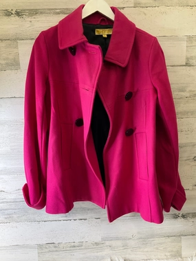 Coat Peacoat By Clothes Mentor In Pink, Size: M Abrasion resistant