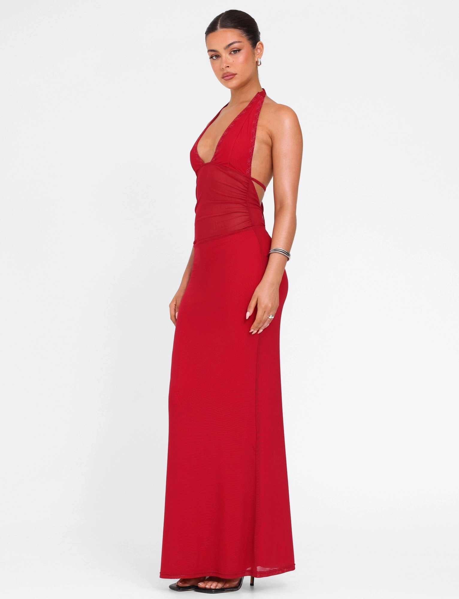 Premium Material BRESILY MAXI DRESS - RED
