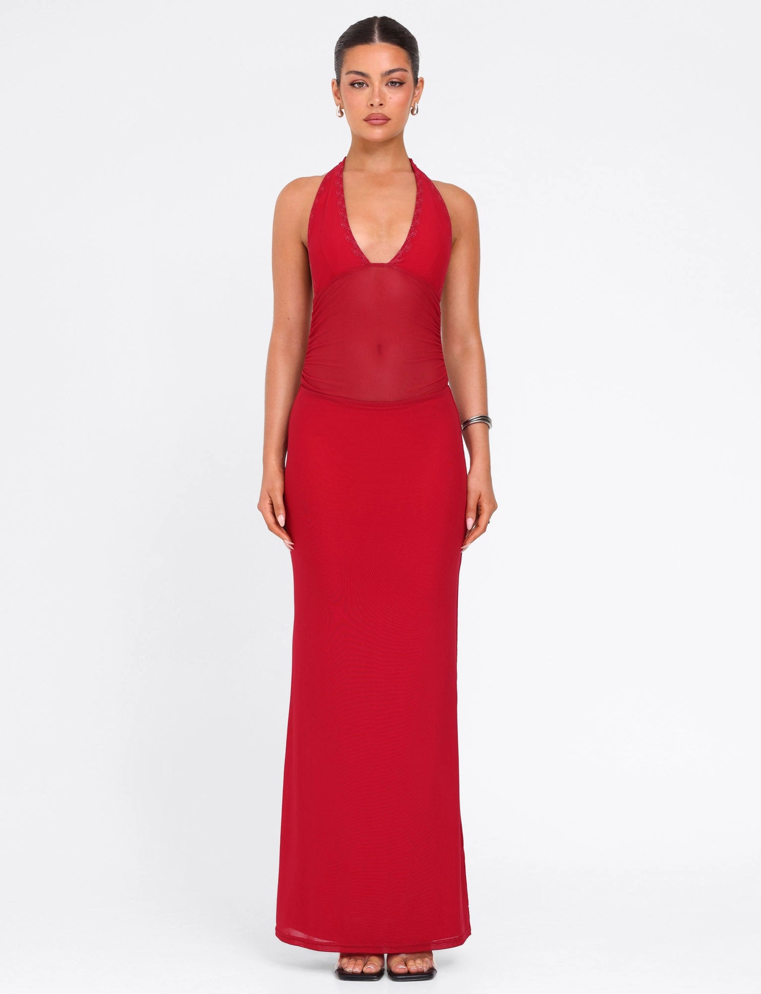 BRESILY MAXI DRESS - RED Soft Vibes Inclusive Fit