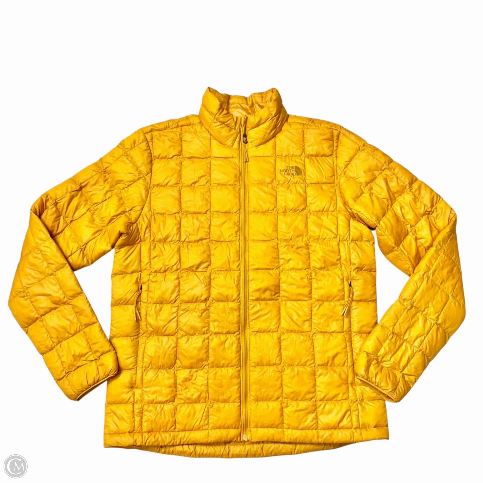QuickDryFinish Coat Puffer & Quilted By The North Face In Yellow, Size: L
