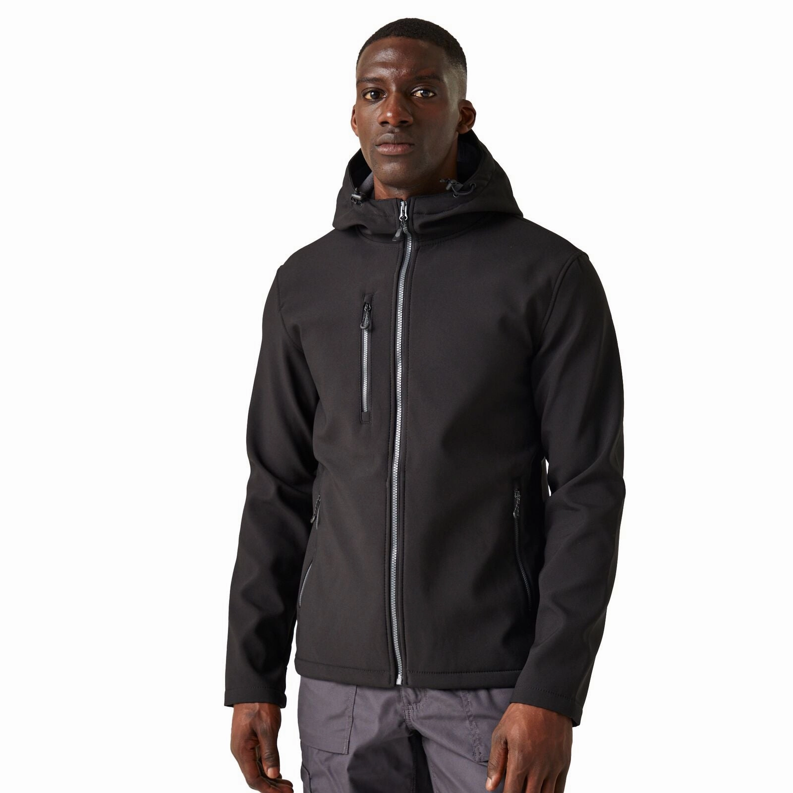Practical Layer Regatta Professional Mens Navigate Hooded Softshell Jacket