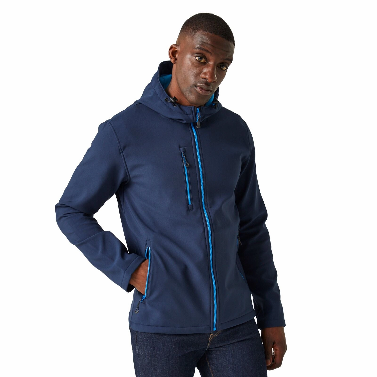 Heat Reflective Tech ModularLayering Regatta Professional Mens Navigate Hooded Softshell Jacket