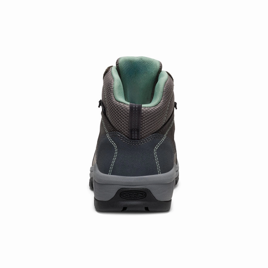Ergonomic Toe Box Low Profile Silhouette Women's Skokie Waterproof Work Boot (Carbon Toe)  |  Magnet/Black