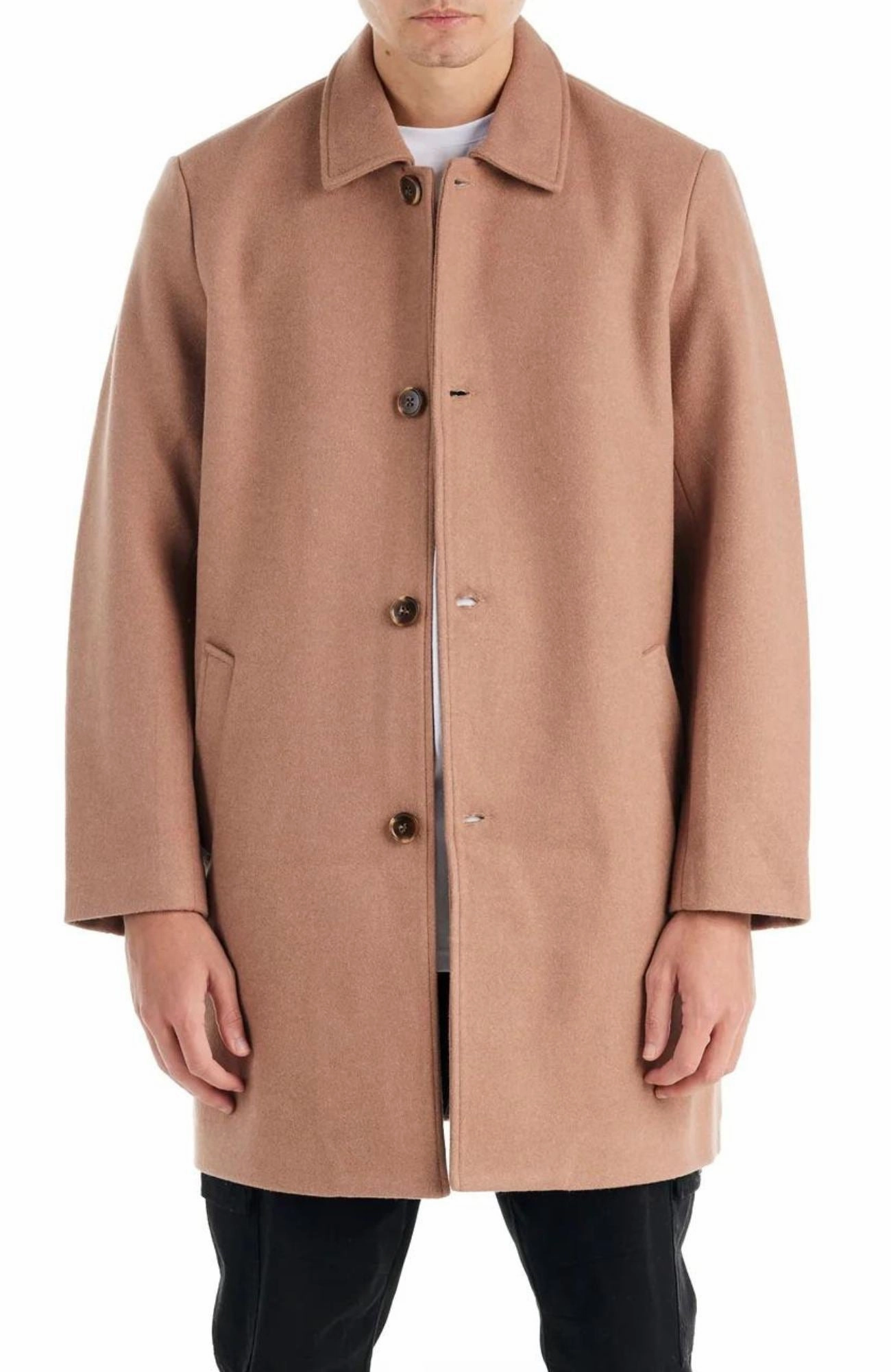 Butler Coat Taupe AntiStatic Lining