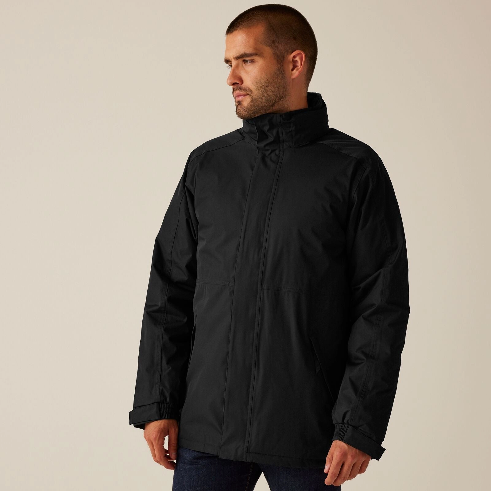 Regatta Mens Dover Waterproof Insulated Parka Jacket Anti Static Inner Layer